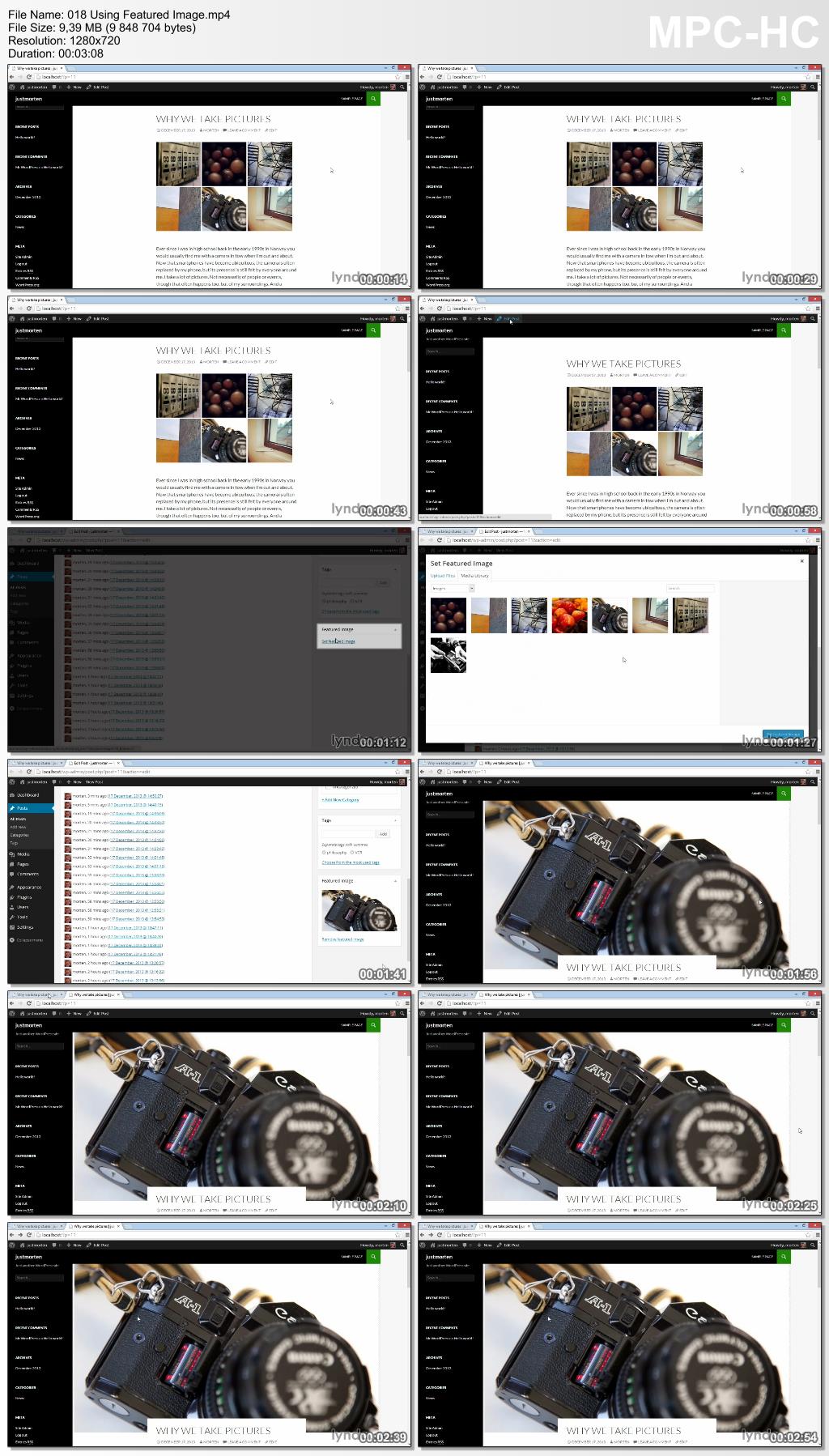 Lynda - WordPress Essential Training (updated Dec 18, 2014)