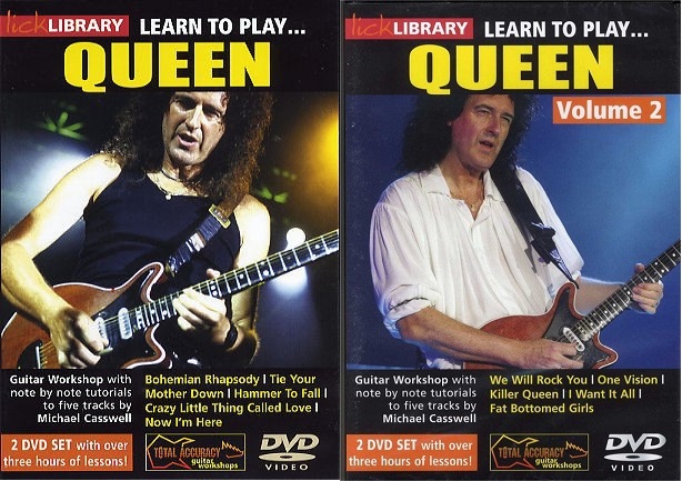 Lick Library – Learn to Play Queen Vol 1&2 (Repost)