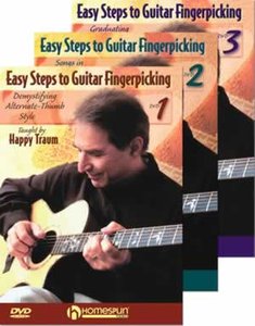 Homespun Easy Steps to Guitar Fingerpicking (3 DVD Set)