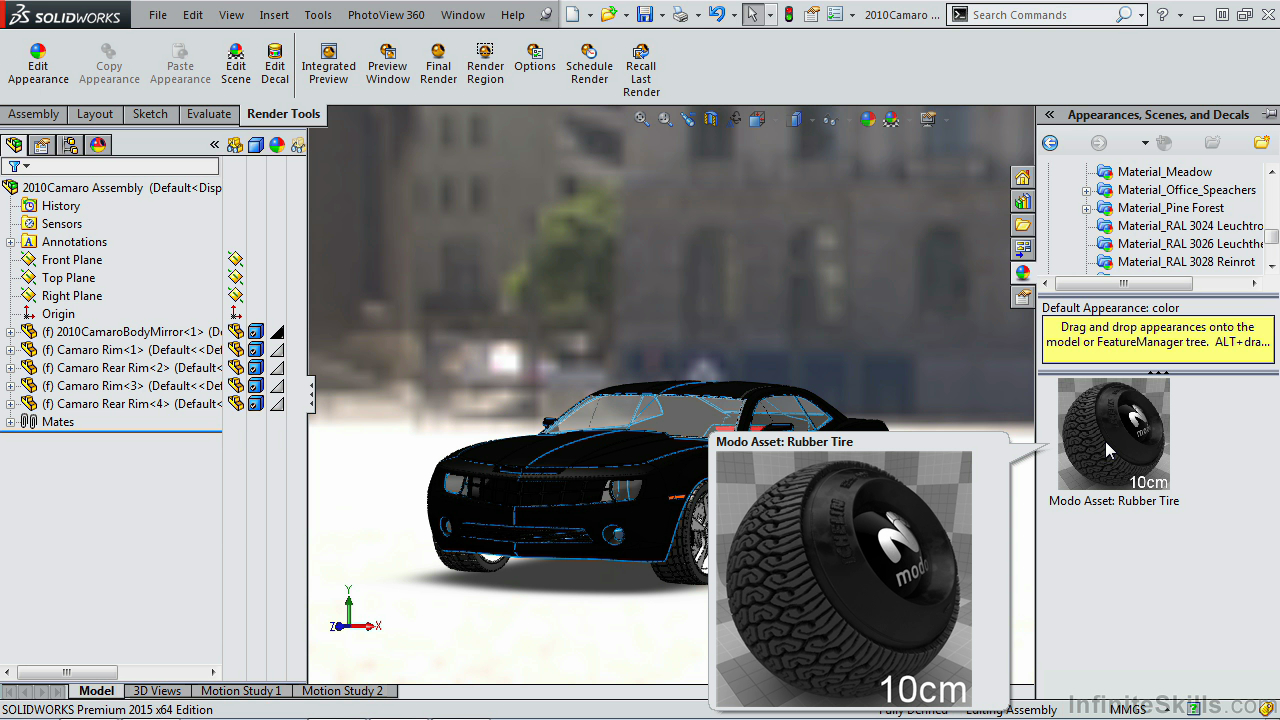 InfiniteSkills - Mastering SolidWorks 2015 - Rendering and Visualization