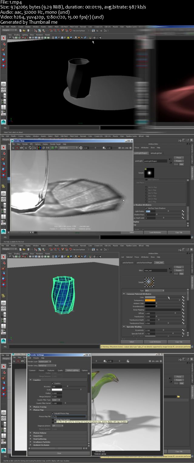 mental ray Workflows in Maya: Caustics