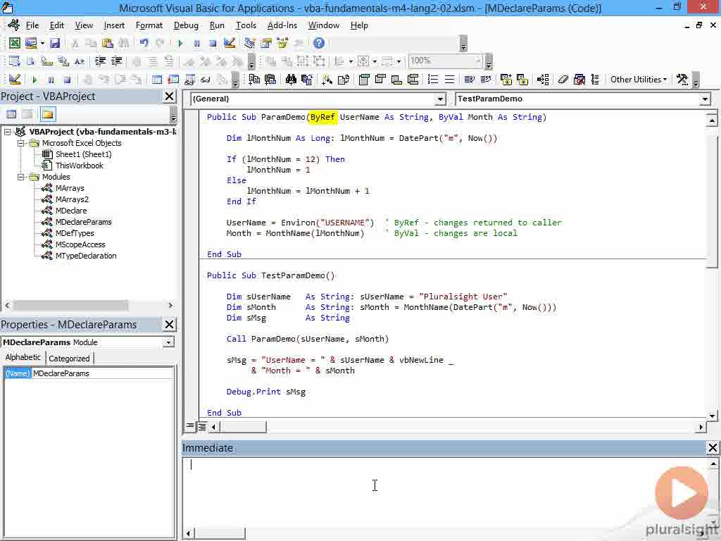 Pxxx - VBA Fundamentals