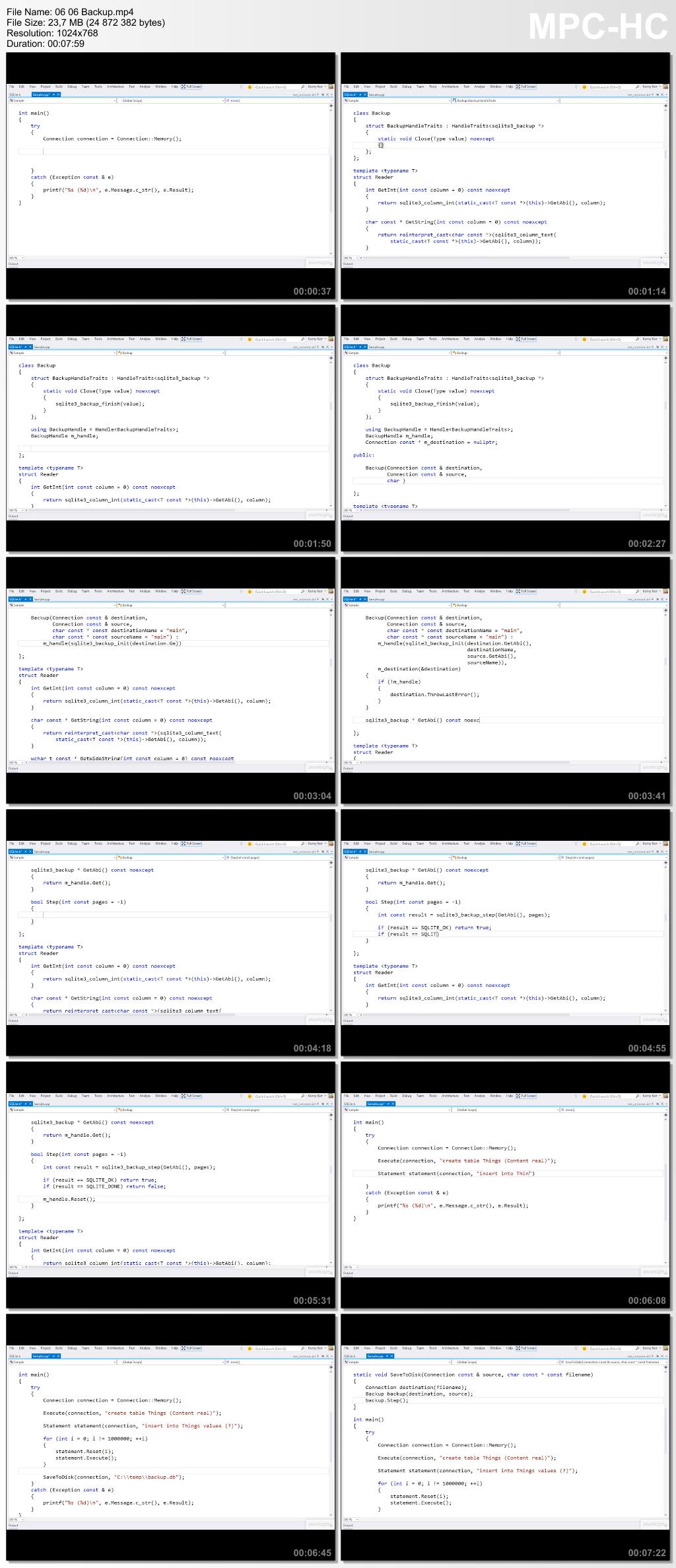 SQLite with Modern C++