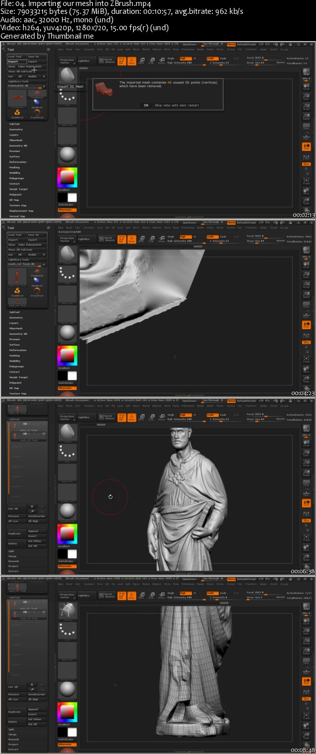 Applying Reverse Engineering Techniques in ZBrush and Rhino