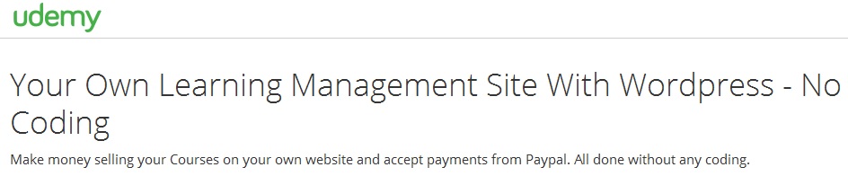 Your Own Learning Management Site With WordPress - No Coding