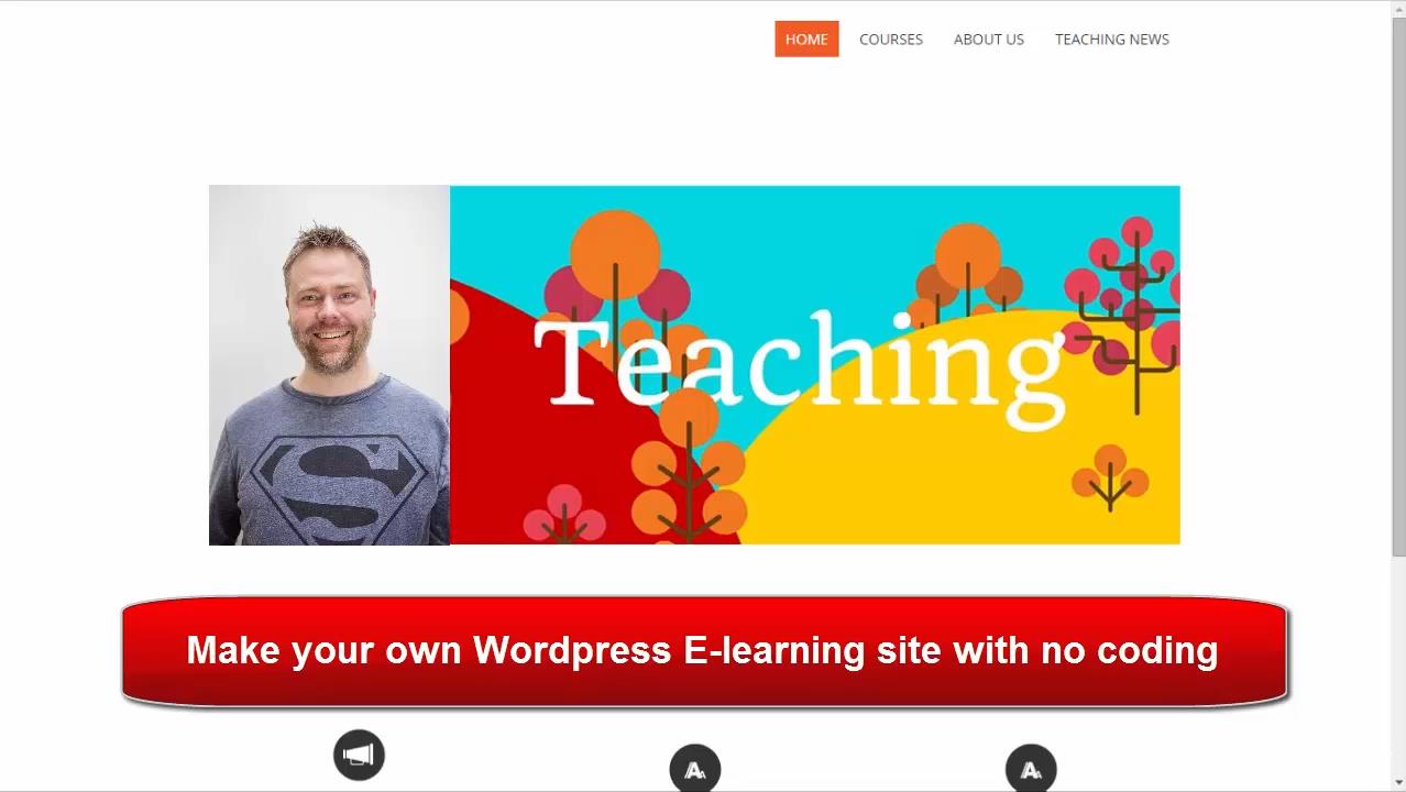 Your Own Learning Management Site With WordPress - No Coding