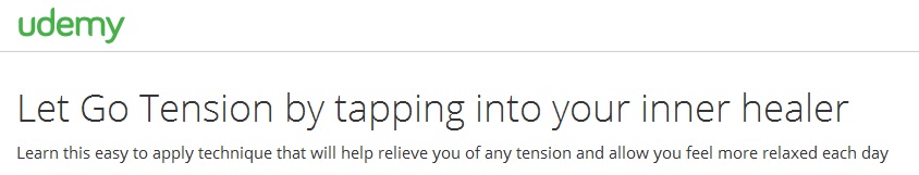 Let Go Tension by tapping into your inner healer
