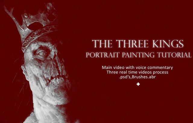 PortraitPaintingTutorial (3 kings) by Maxim Verehin