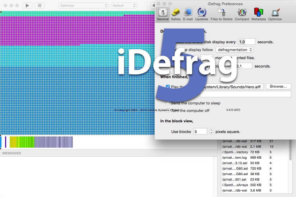 iDefrag 5.0.0.507 Mac OS X