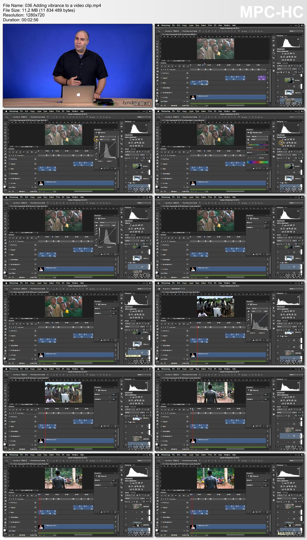 Lynda - Editing Video and Creating Slideshows with Photoshop CC