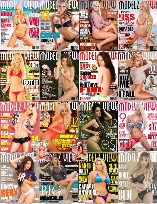 Modelz View Magazine – 2014 Full Year Issues Collection – P2P