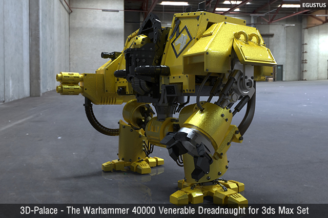 3D-Palace – The Warhammer 40000 Venerable Dreadnaught for 3ds Max Set