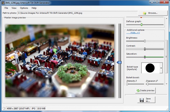 Artensoft Tilt Shift Generator 1.2.53 Multilingual