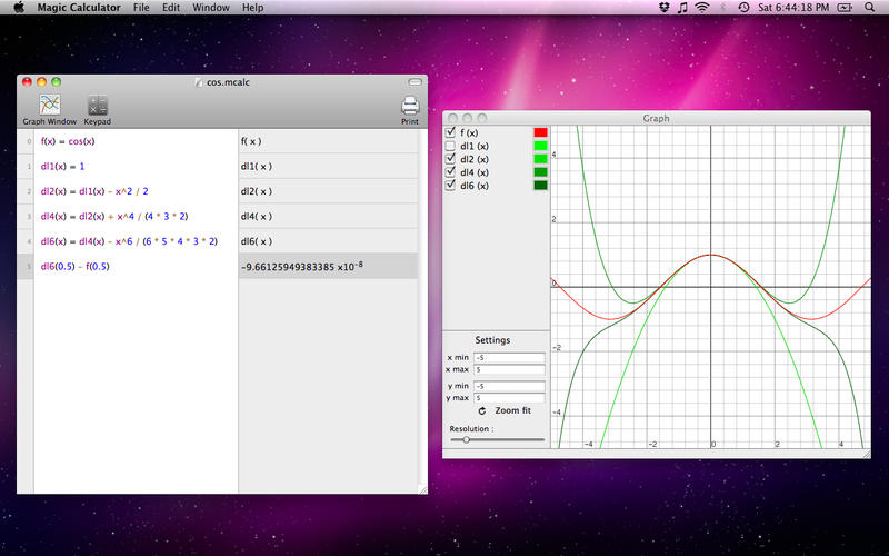 Magic Calculator 2.10 MacOSX