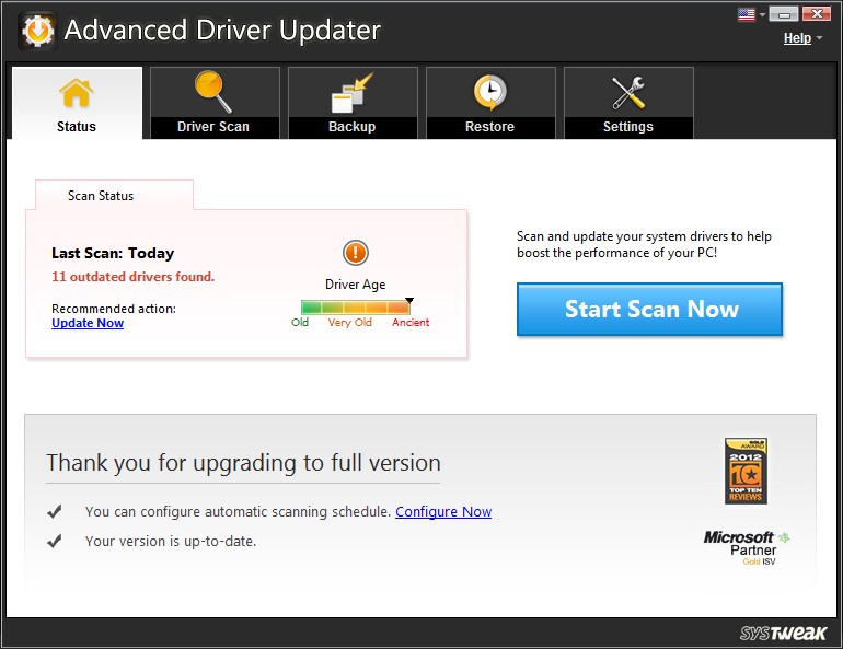 SysTweak Advanced Driver Updater 2.7.1086.16531 Multilanguage