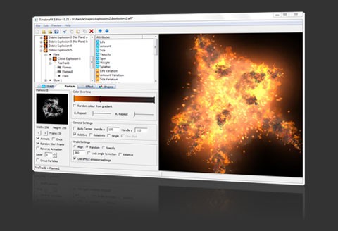 Rigzsoft TimelineFX Particle Editor 1.30 + Emitter Library