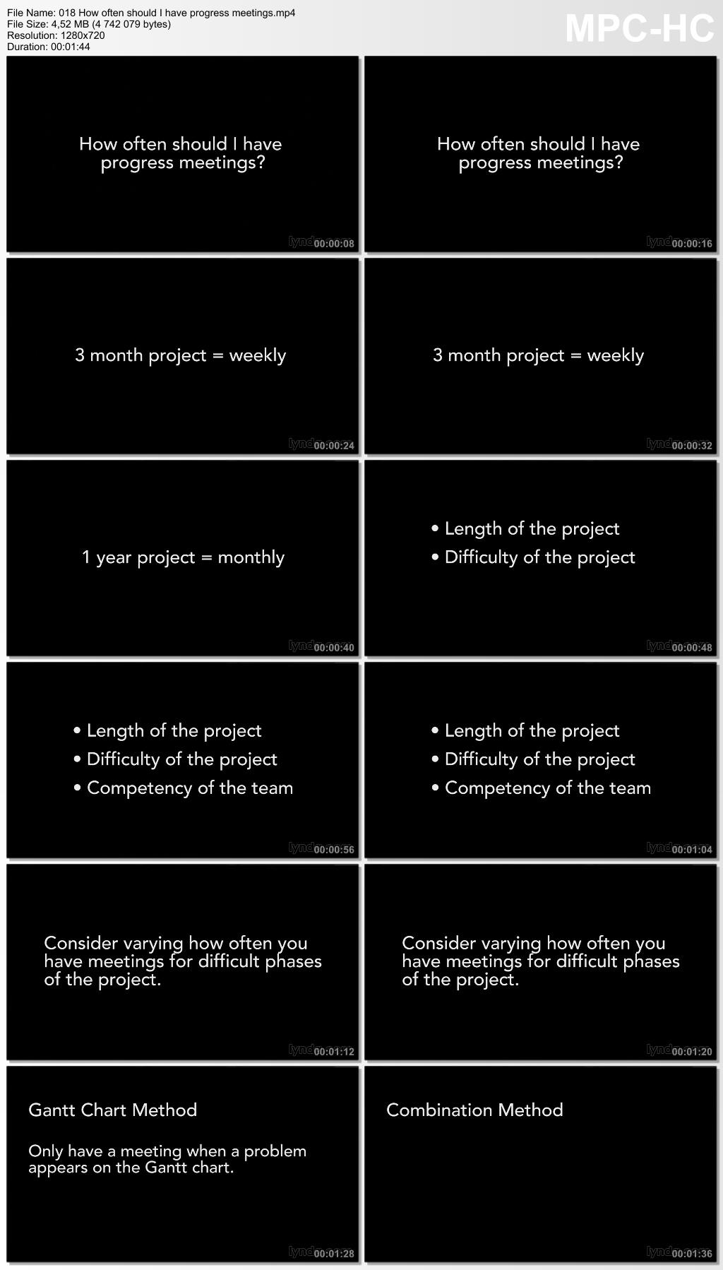 Lynda - Solving Common Project Problems