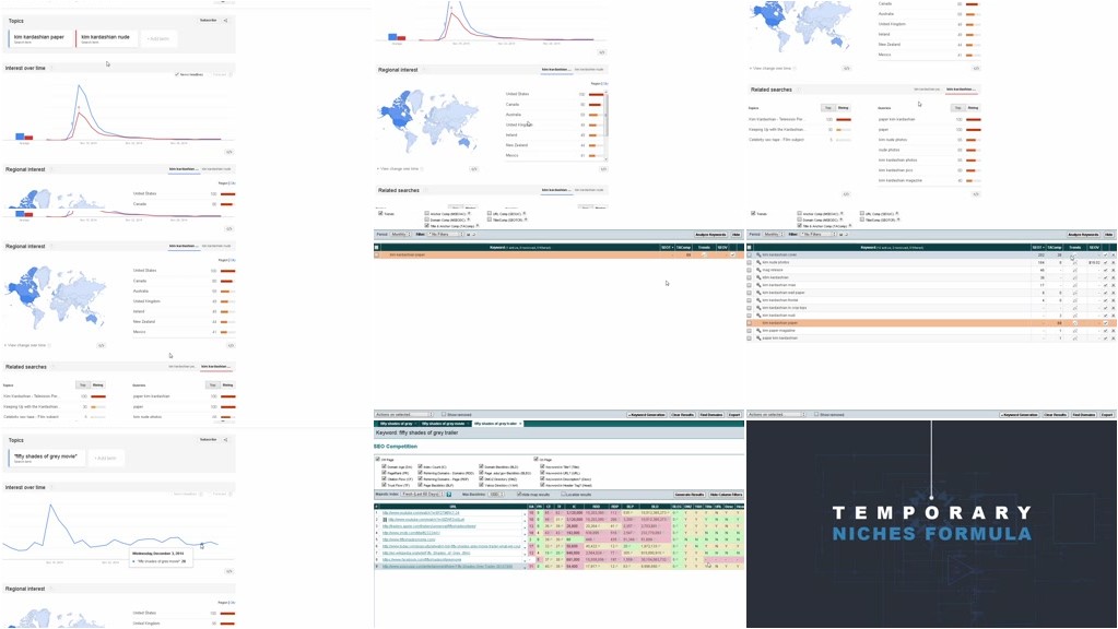 Tap Into Temporary SEO Niches for Traffic and Profits