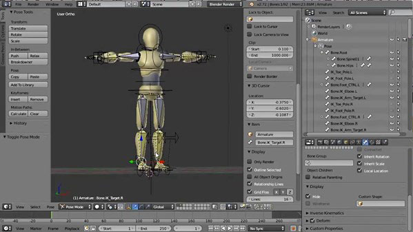 Lynda – Rigging a Humanoid Character with Blender