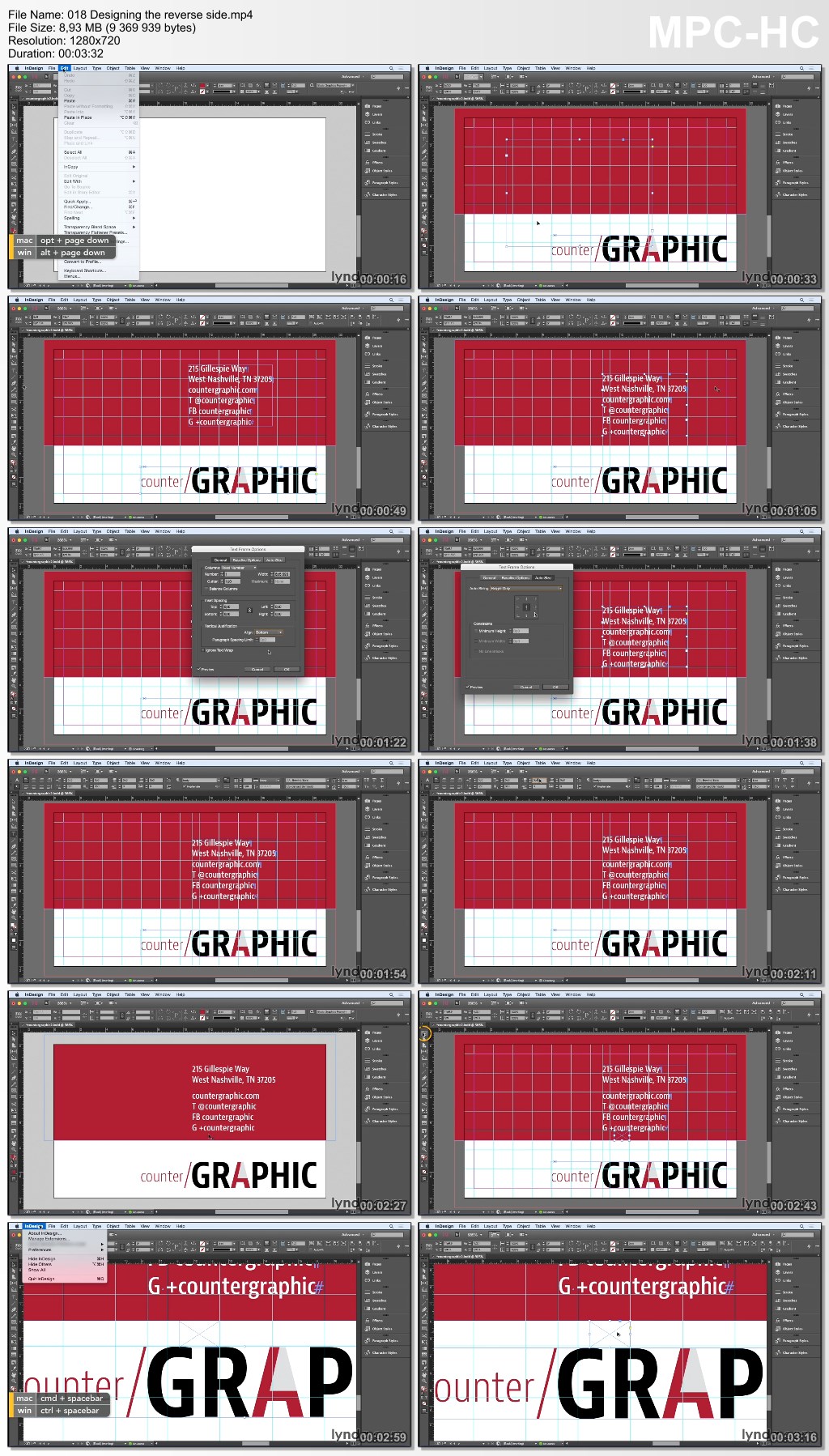 Lynda - Designing a Business Card