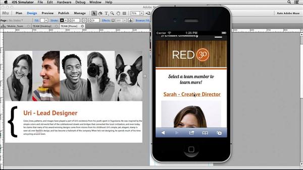 Lynda – Designing a Mobile Website with Muse