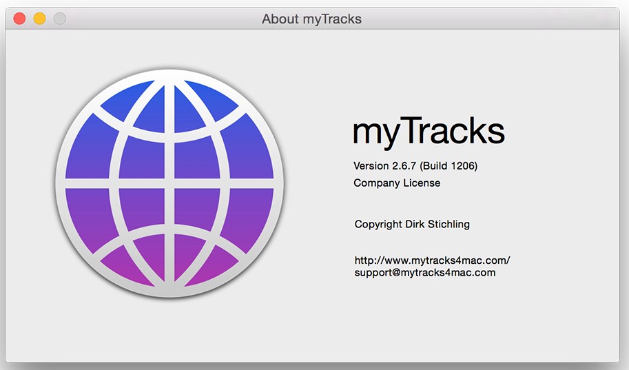 myTracks 2.6.7 MacOSX