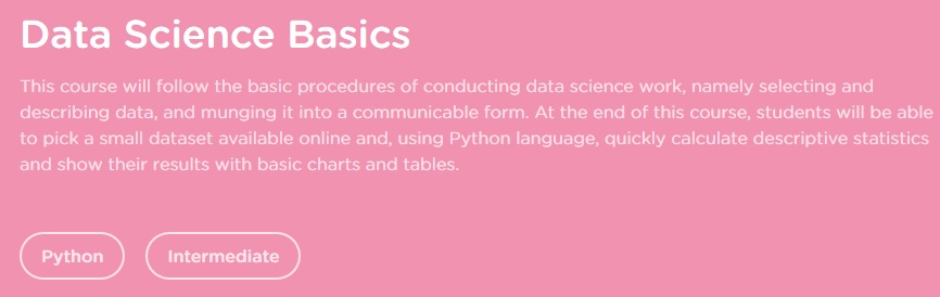Teamtreehouse - Data Science Basics