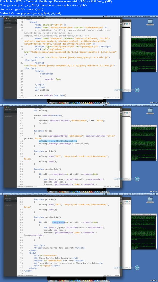 Mark Lassoff - Mobile App Development with HTML5