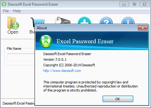 Daossoft Excel Password Eraser 7.0.0.1