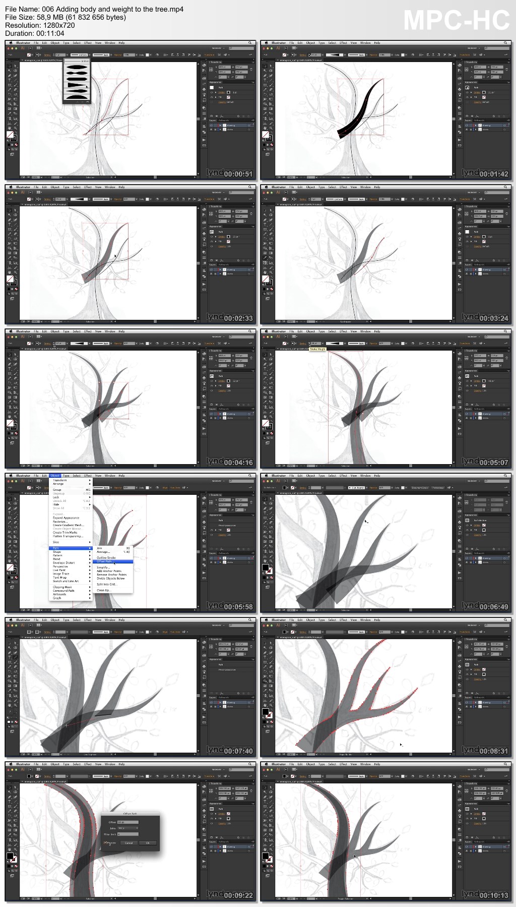 Lynda - Drawing a Wedding Monogram in Illustrator