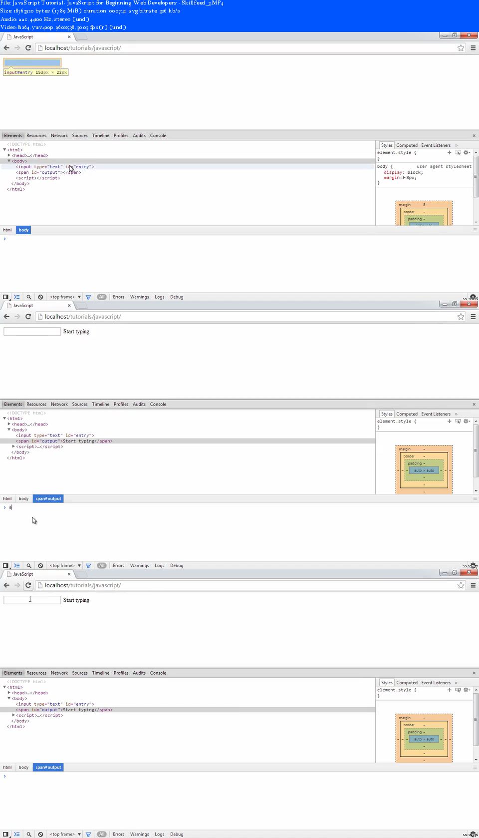 JavaScript for Beginning Web Developers