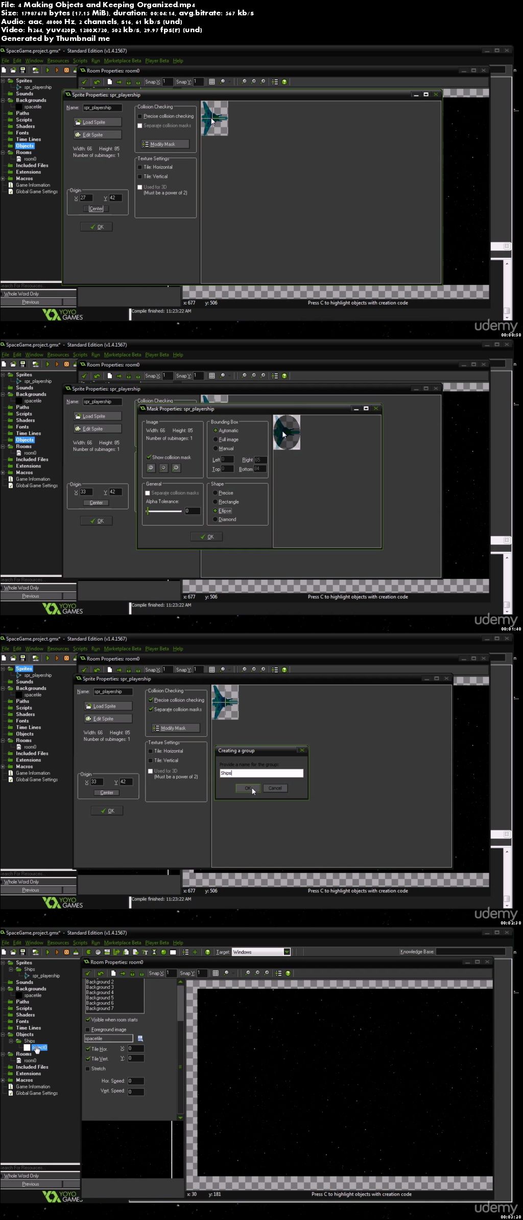 Create Games with Game Maker (no programming) from scratch