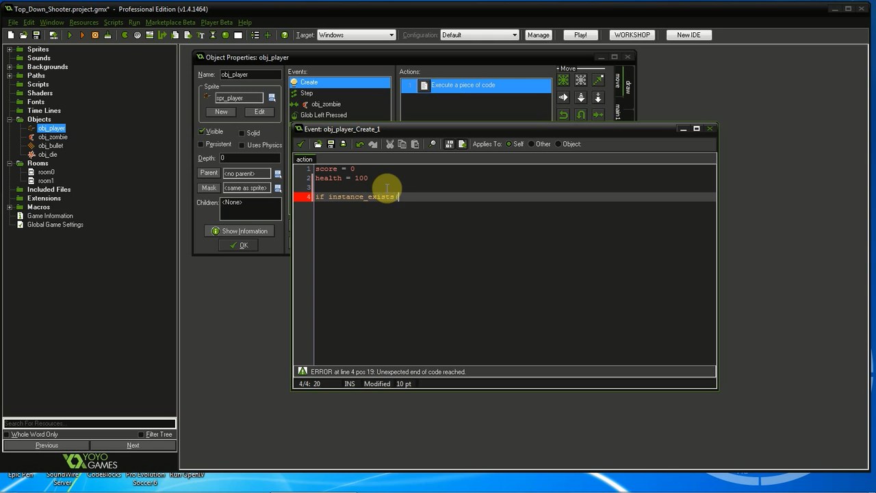 Udemy - Become a Game Developer in 2 hours with Game Maker: Studio