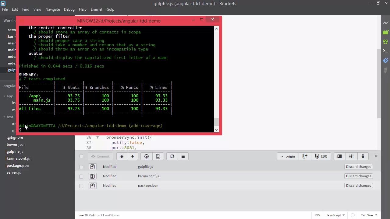 AngularJS for Test-Driven Development