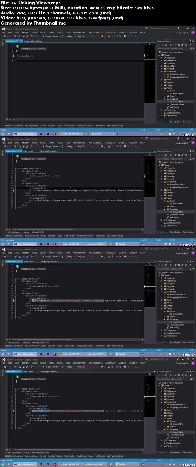 TutsPlus - ASP.NET MVC for Designers