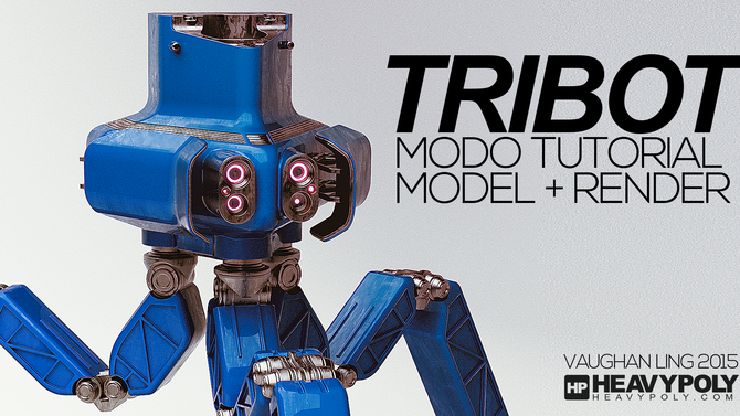 Gumroad – MODO Intermediate: Tribot by Vaughan Ling