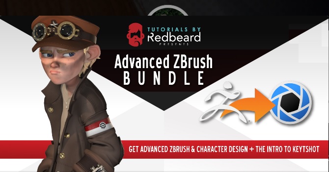 Advanced ZBrush & Intro to Keyshot Bundle by Matt Thorup