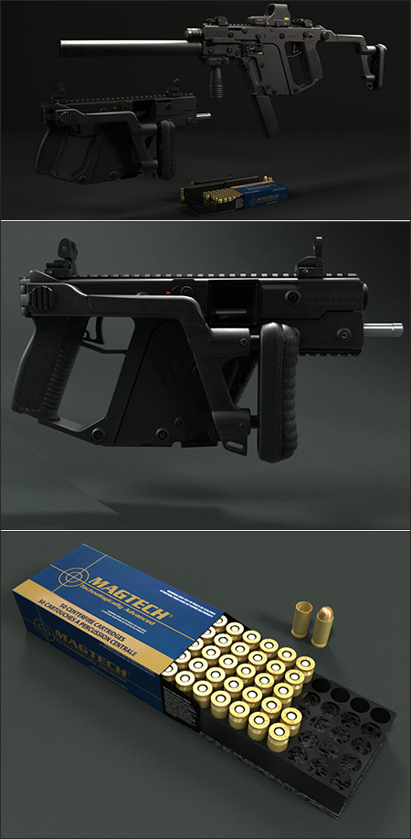 KRISS SuperV SMG with EoTech Plus Bullet Box