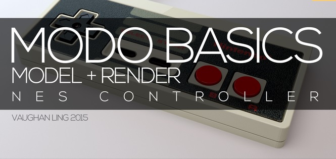 Gumroad – MODO Basics : NES Controller by Vaughan Ling