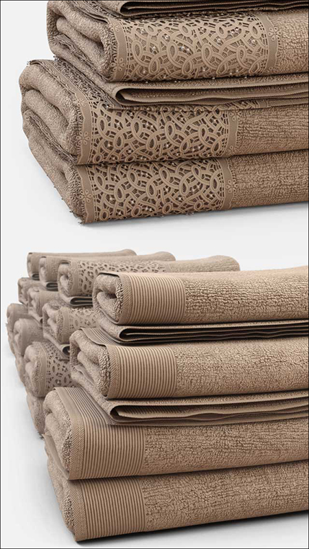 Best of The Week 3D Model Towels