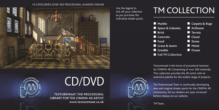 TextureMaat – Procedural Textures Designed for C4D