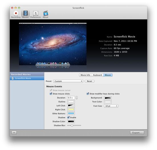 Screenflick 2.7.41 MacOsX