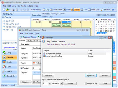 Efficient Calendar 5.60 Build 546 Multilingual