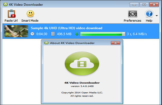 4K Video Downloader 3.4.0.1400