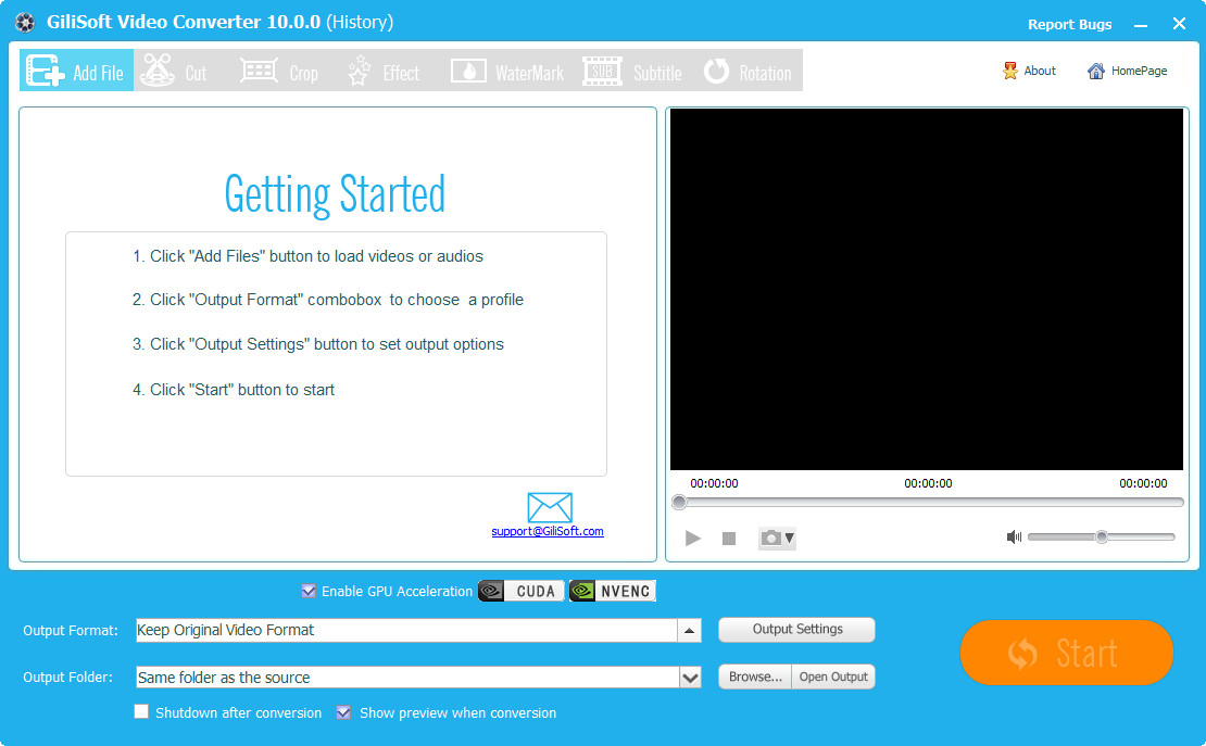 GiliSoft Video Converter 10.7.0