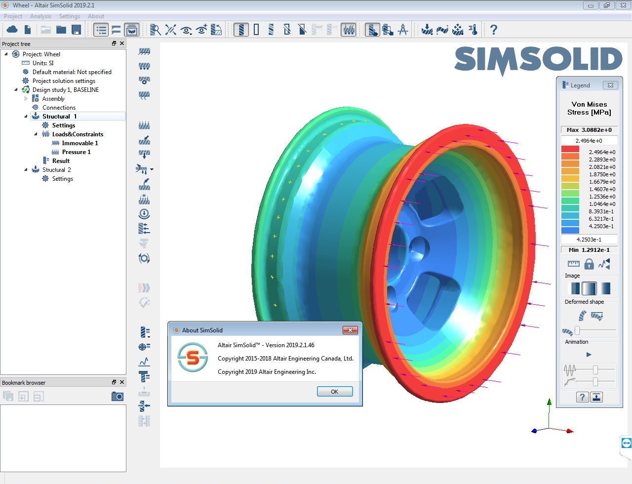 Altair SimSolid 2019.2.1.46
