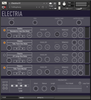 Channel Robot Electria KONTAKT screenshot