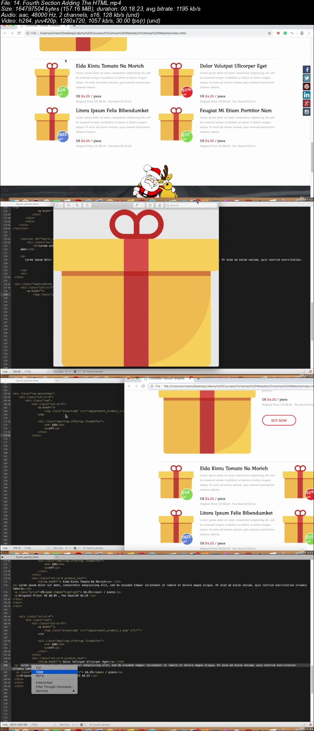  Make A Holiday Sales Website Using HTML, CSS, And Bootstrap 
