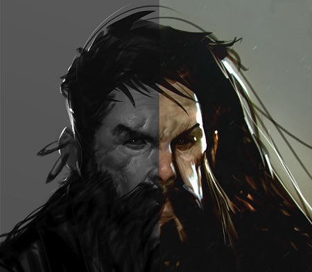 Gumroad – Process: Greyscale to Color – Portrait Arogoth