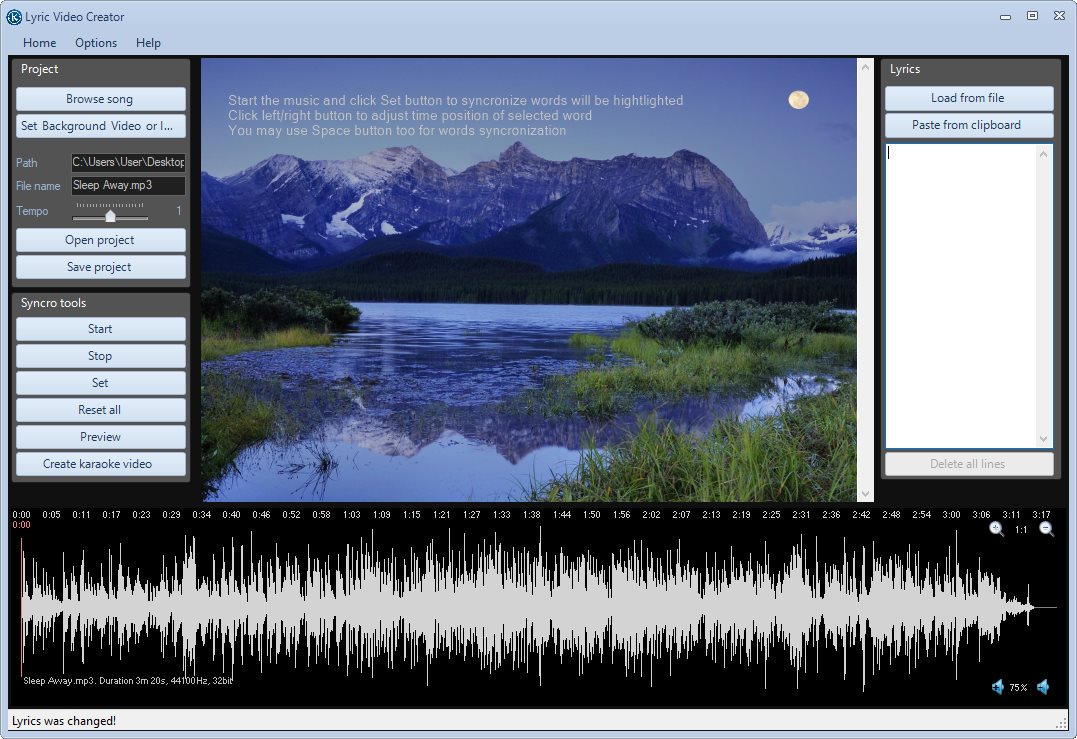 Lyric Video Creator Professional 3.1.0
